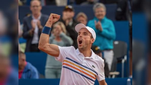 Swiss Open: Roberto Bautista Agut survives early scare to defeat 
