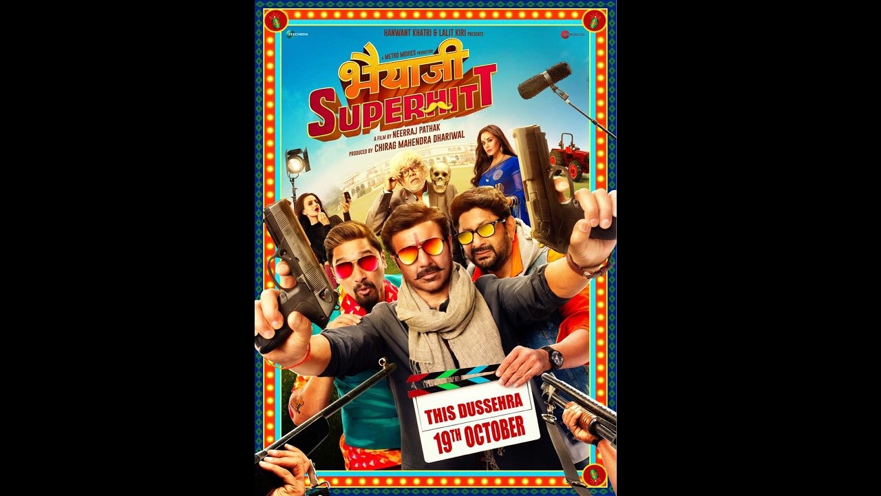 Bhaiaji Superhit first look: Sunny Deol plays gangster in action comedy ...