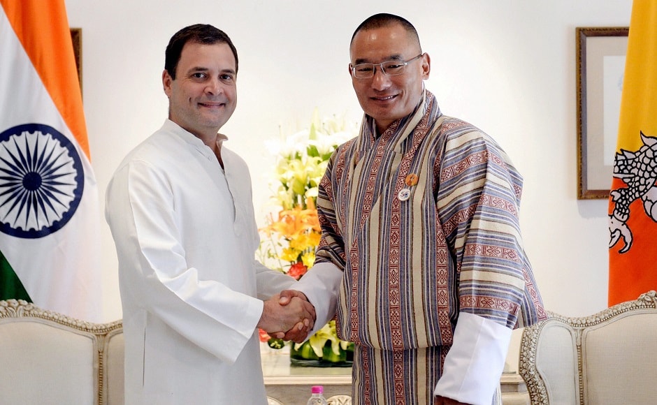 Tshering Tobgay also met Congress president Rahul Gandhi during his visit to India. They discussed ways to further strengthen the Tshering Tobgay also met Congress president Rahul Gandhi during his visit to India. They discussed ways to further strengthen the