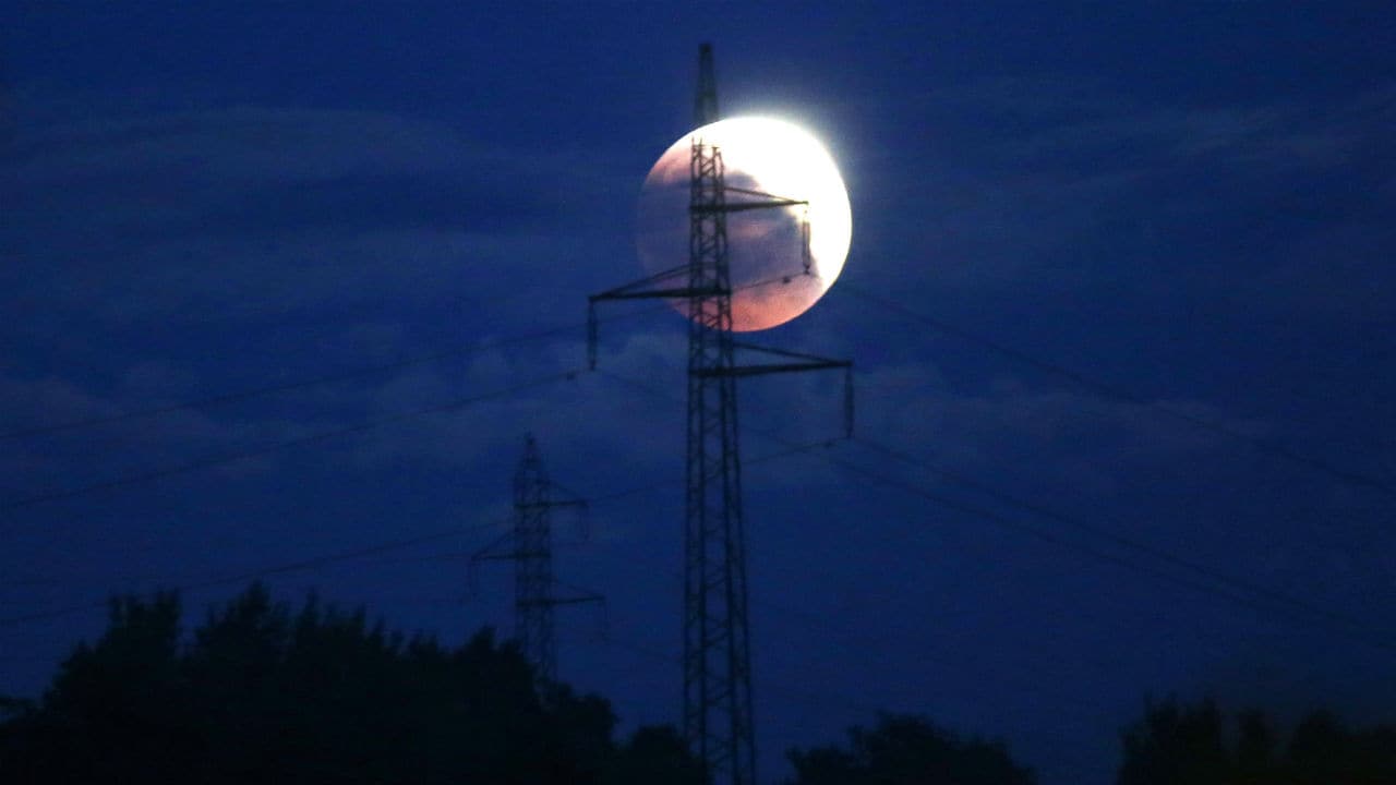A full moon. Reuters