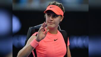 Swiss Open: Canada's Eugenie Bouchard retires from tournament with thigh injury; Alize Cornet enters final