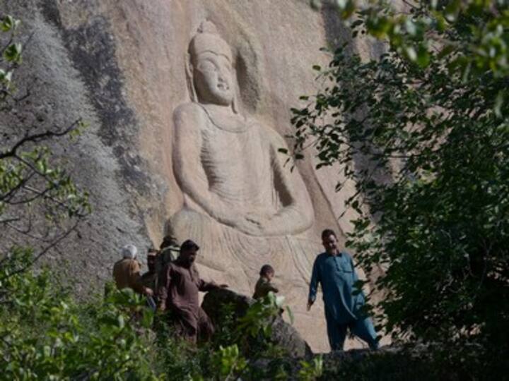 Buddha statue once destroyed by Taliban resurrected as symbol of peace and resilience in Pakistan's Swat