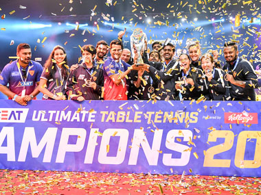 Ultimate Table Tennis 2018: Manika Batra, G Sathiyan shine as Dabang Smashers beat Falcons TTC to lift trophy Ultimate Table Tennis 2018: Manika Batra, G Sathiyan shine as Dabang Smashers beat Falcons TTC to lift trophy