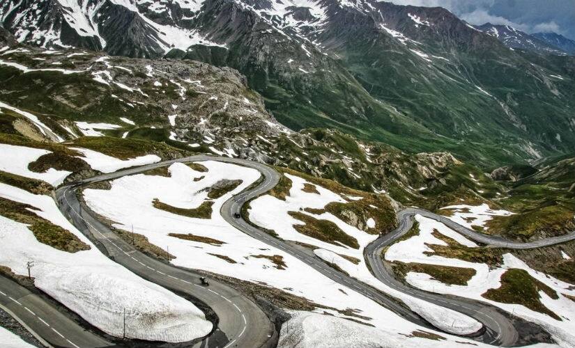 The Col du Galibier. Flickr: Robbie Shade