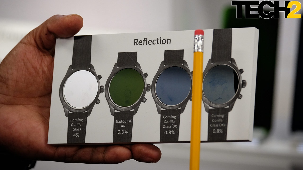 Gorilla Glass DX and DX+ are specifically designed for wearables. Image: Anirudh Regidi/Tech2