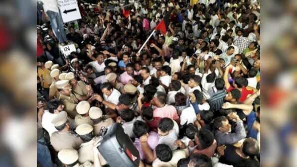 M Karunanidhi health update: M K Stalin appeals for calm as DMK supporters throng Kauvery Hospital; heavy police cover in Chennai's Mylapore