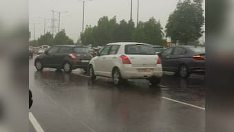 Delhi rains updates: Road caves in at Ghaziabad as parts of NCR witness heavy showers, waterlogging