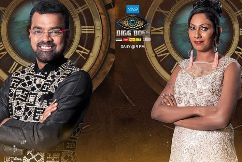 Bigg Boss Tamil season 2 contestants: Balaji and Nithya. Facebook