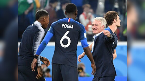 FIFA World Cup 2018: Didier Deschamps' defensive tactics edge off-colour Belgium as he leads France to consecutive finals