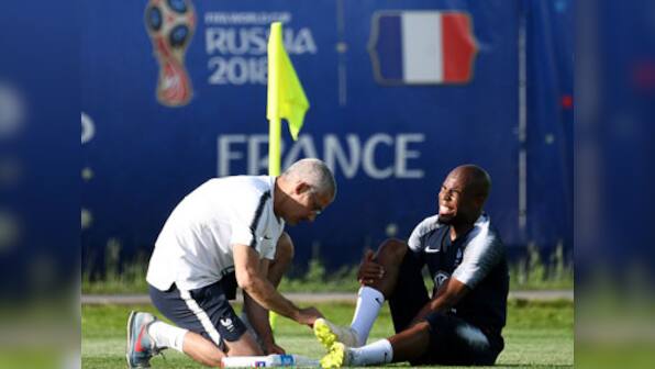 FIFA World Cup 2018: France midfielder Djibril Sidibe's injury less severe than expected, Benjamin Mendy resumes training
