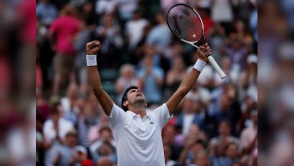 Wimbledon 2018: Novak Djokovic reaches quarters; Juan Martin del Potro-Gilles Simon match suspended due to darkness