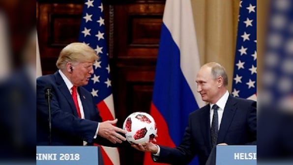 Donald Trump, seeking to calm political storm over Helsinki summit, says he misspoke