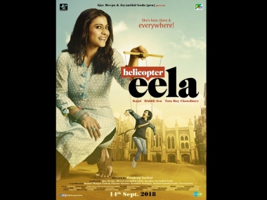 Kajol unveils poster of Pradeep Sarkar's Helicopter Eela in London, film to release on 14 September Kajol unveils poster of Pradeep Sarkar's Helicopter Eela in London, film to release on 14 September