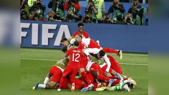 FIFA World Cup 2018: 'It's coming home,' England fans erupt in joy on Twitter after team ends penalty shootout curse