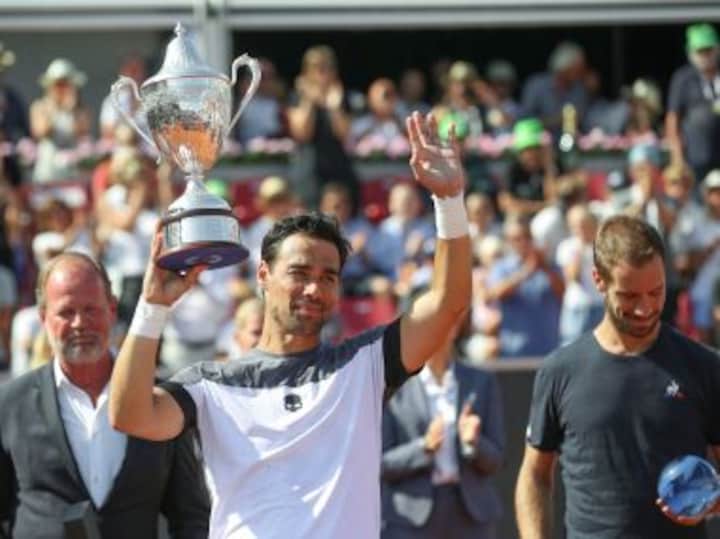 Sweden Open: Fabio Fognini defeats Richard Gasquet in three sets to win his seventh ATP career title