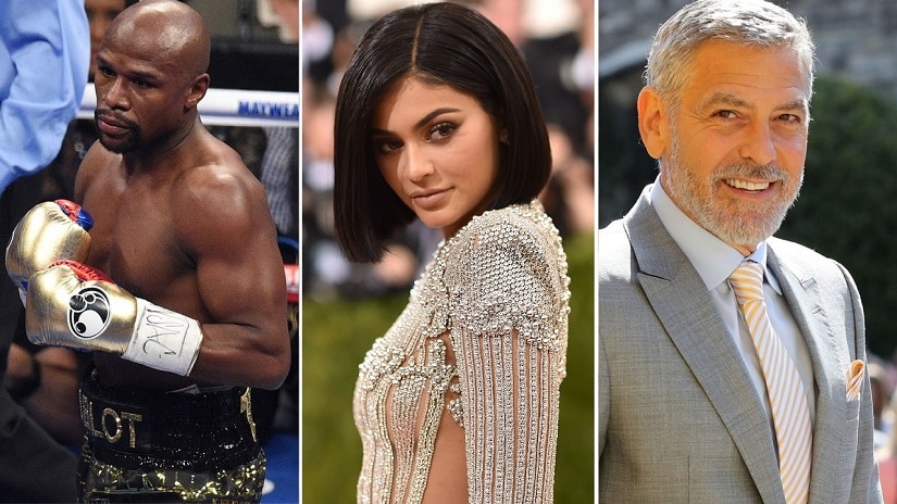 Floyd Mayweather, George Clooney, Kylie Jenner top Forbes 2018 list of highest paid celebrities