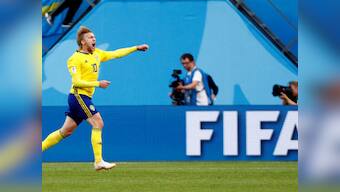 FIFA World Cup 2018: Emil Forsberg underlines his importance to Sweden with impressive display against fumbling Switzerland
