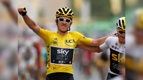 Tour de France 2018: Team Sky's Geraint Thomas seals maiden victory to become first Welsh winner of yellow jersey