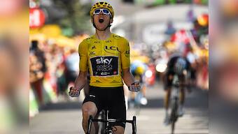 Tour de France 2018: Geraint Thomas becomes first yellow jersey wearer since Lance Armstrong to win 12th stage, booed by fans