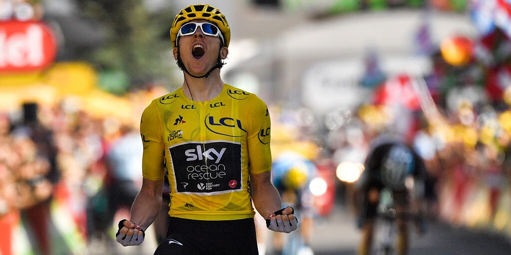 Tour de France 2018: Geraint Thomas becomes first yellow jersey wearer ...