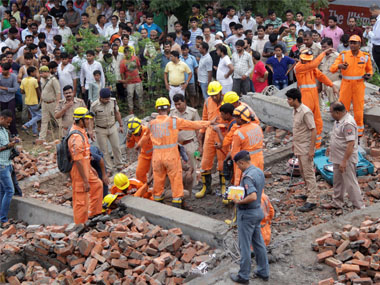 Ghaziabad: 2 dead, 9 rescued after under-construction building collapses; Rs 2 lakh ex-gratia announced for kin of deceased Ghaziabad: 2 dead, 9 rescued after under-construction building collapses; Rs 2 lakh ex-gratia announced for kin of deceased
