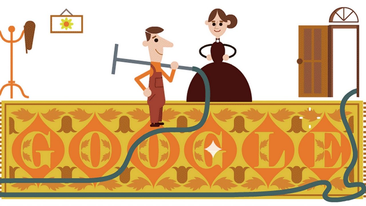 Google Doodle celebrates 147th birthday of vacuum cleaner inventor Hubert Booth Google Doodle celebrates 147th birthday of vacuum cleaner inventor Hubert Booth