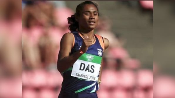 Hima Das wins gold medal in women's 400m event at IAAF World U-20 Athletics Championships
