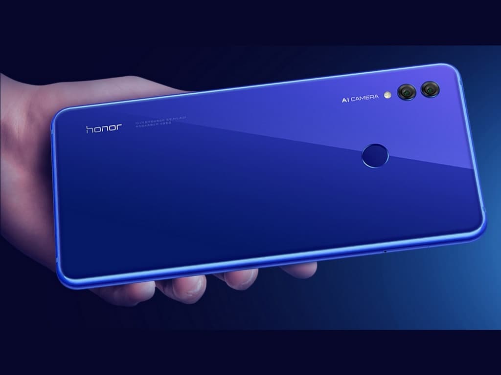 The Honor Note 10 features a dual camera at the back. Image: Honor China