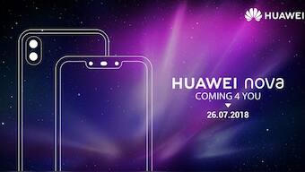 Huawei Nova 3 to launch in India on 26 July as an Amazon exclusive