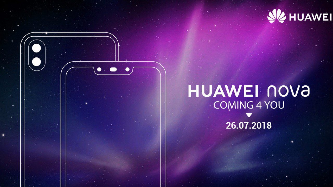 Huawei Nova 3 to launch in India on 26 July as an Amazon exclusive Huawei Nova 3 to launch in India on 26 July as an Amazon exclusive