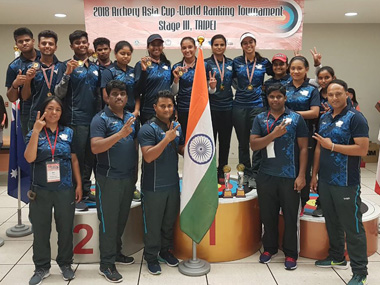 India finished joint-third with Iran at Archery Asia Cup Stage 3 in Taipei, bag three silver medals and one bronze India finished joint-third with Iran at Archery Asia Cup Stage 3 in Taipei, bag three silver medals and one bronze