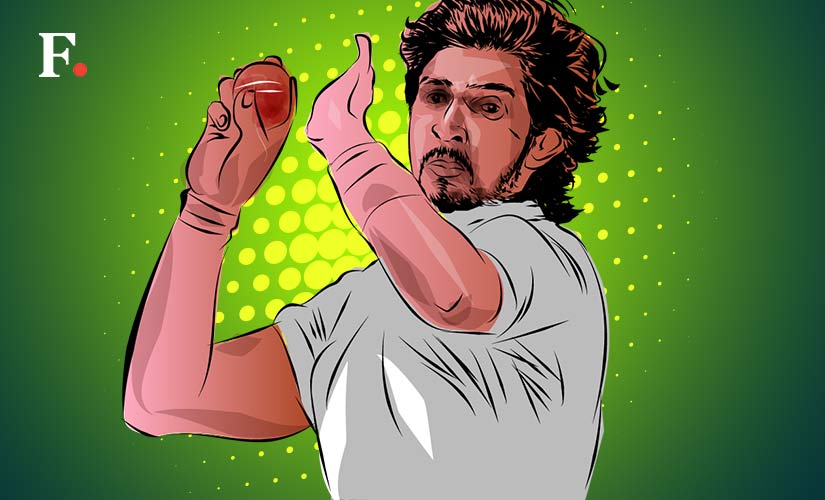   Ishant Sharma. Art by Rajan Gaikwad 