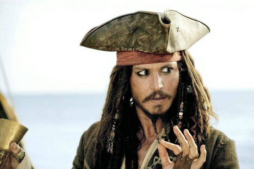Johnny Depp as Jack Sparrow. Image via Twitter
