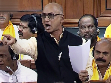 TDP's Jayadev Galla opens debate on no-confidence motion, marks a series of firsts in Parliament TDP's Jayadev Galla opens debate on no-confidence motion, marks a series of firsts in Parliament