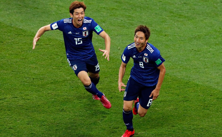 Underdogs Japan got off to an excellent start in their match against Belgium, quickly proving that they were not to be taken lightly. Their technical skills and organisation helped them open the scoring shortly after the second half with two goals from Genki Haraguchi and Takashi Inui coming in the span of just four minutes. AFP Underdogs Japan got off to an excellent start in their match against Belgium, quickly proving that they were not to be taken lightly. Their technical skills and organisation helped them open the scoring shortly after the second half with two goals from Genki Haraguchi and Takashi Inui coming in the span of just four minutes. AFP
