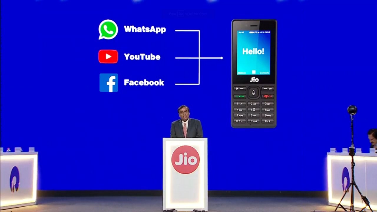 JioPhone will add support for three of the most popular mobile apps on iOS and Android