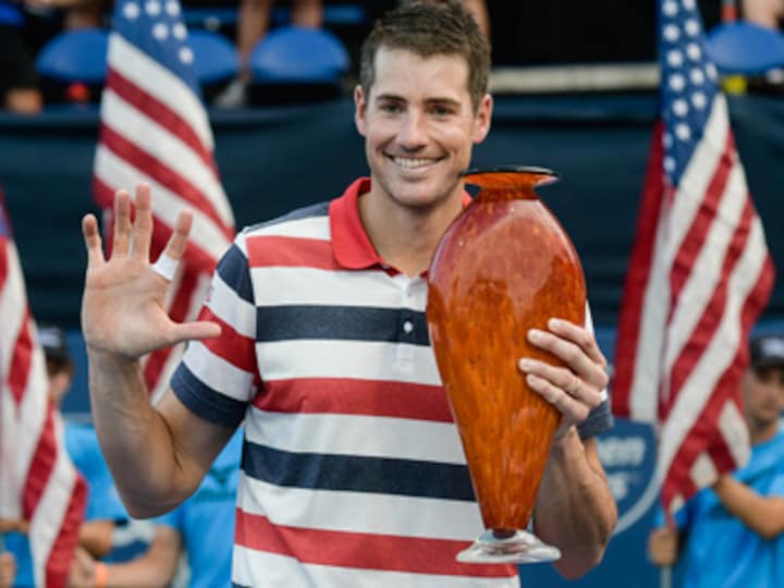 Atlanta Open: American John Isner beats Ryan Harrison to win fifth tournament title, to be ranked World No 9 in new rankings