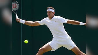 Wimbledon 2018: Fifth seed Juan Martin del Potro serves up 22 aces to beat Germany's Peter Gojowczyk