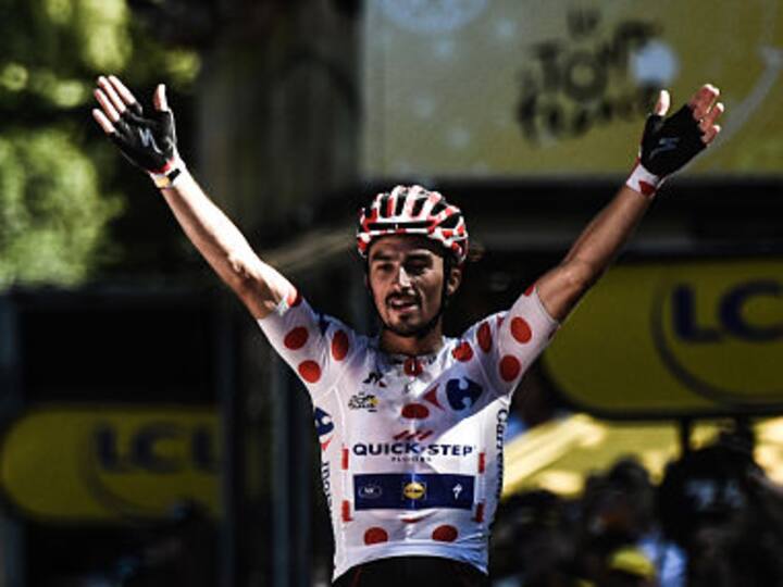 Tour de France 2018: Frenchman Julian Alaphilippe wins dramatic 16th stage after farmer protests forces 15-minute stoppage