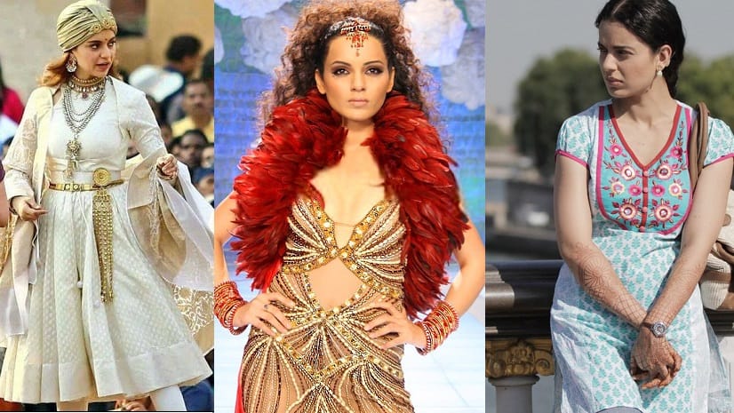 Kangana Ranaut in Manikarnika, Fashion and Queen.
