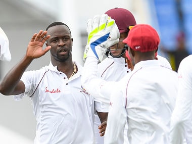 Kemar Roach took 5 wickets only in 5 overs for just 8 runs. (Photo - AFP)