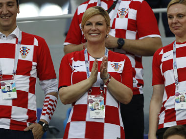 FIFA World Cup 2018: 'Excited' Croatian President Kolinda Grabar-Kitarovic says she 'can't wait' for tournament final FIFA World Cup 2018: 'Excited' Croatian President Kolinda Grabar-Kitarovic says she 'can't wait' for tournament final