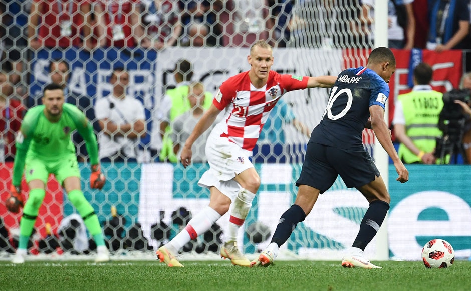 After play was resumed, France quickly added to Croatia's misery with goals from Kylian Mbappe and Paul Pogba, which took their lead to three goals. AFP After play was resumed, France quickly added to Croatia's misery with goals from Kylian Mbappe and Paul Pogba, which took their lead to three goals. AFP