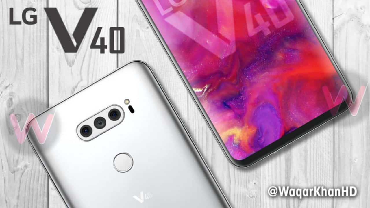 LG V40 Concept render. Waqar Khan