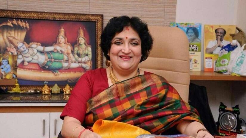 Latha Rajinikanth. Image via Twitter