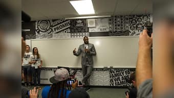 LA-bound LeBron James opens school in hometown Akron to create opportunities for children from troubled homes