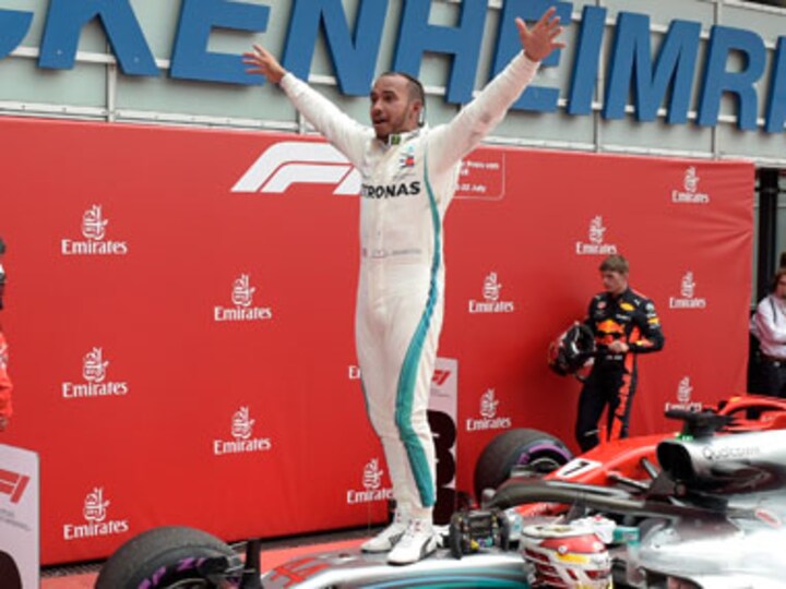 German Grand Prix: Lewis Hamilton seals 'miraculous' victory after Sebastian Vettel crashes out, takes Championship lead