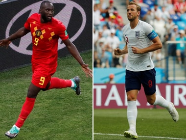 Belgium's Romelu Lukaku and England's Harry Kane will hope to finish the World Cup on a high. Reuters