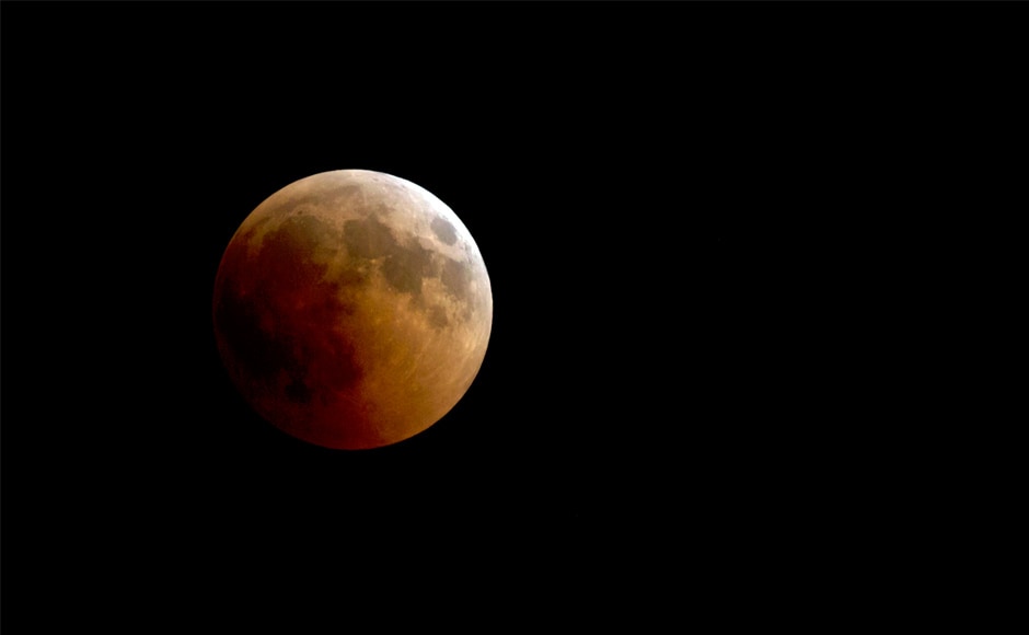 A blood moon rises over Cairo, Egypt. The so-called A blood moon rises over Cairo, Egypt. The so-called