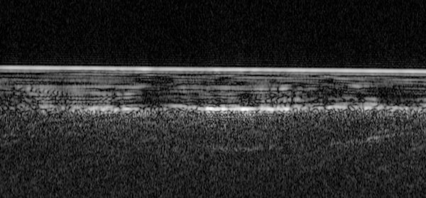   Radar detection of water under the south pole of Mars. Image: ESA 
